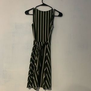 Striped Green Dress - Never worn - great condition